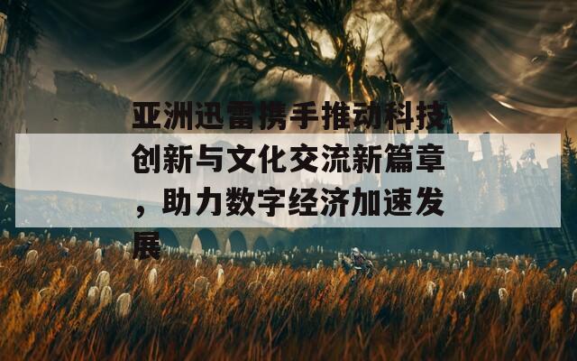 亚洲迅雷携手推动科技创新与文化交流新篇章，助力数字经济加速发展
