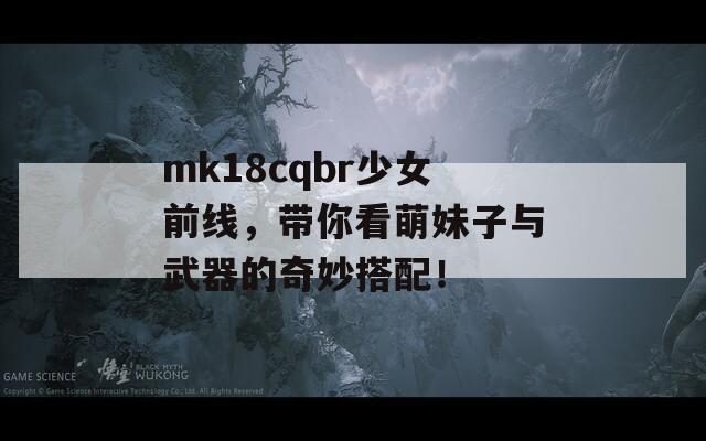 mk18cqbr少女前线，带你看萌妹子与武器的奇妙搭配！