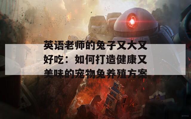 英语老师的兔子又大又好吃：如何打造健康又美味的宠物兔养殖方案